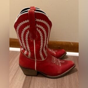 Red Western Cowboy Boots